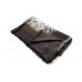 Feather Print Black-Cocoa Scarf